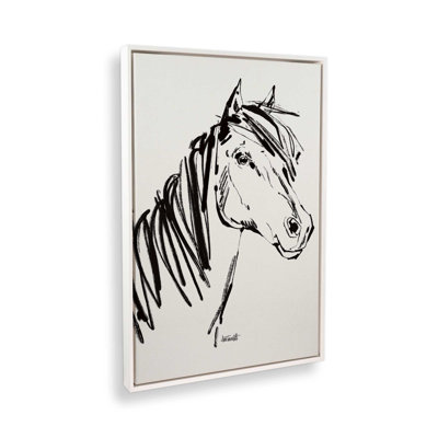 Reproduction d'art à cheval par Anne Tavoletti