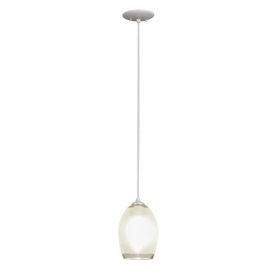 Hamish 1 - Light White Single Pendant
