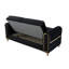 Causeuse convertible en tissu de velours Melody-1503476050