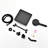 11 Inch Arm Shower Head With 6 Settings - Corrosion Proof Matte Black Metal Hose Finish