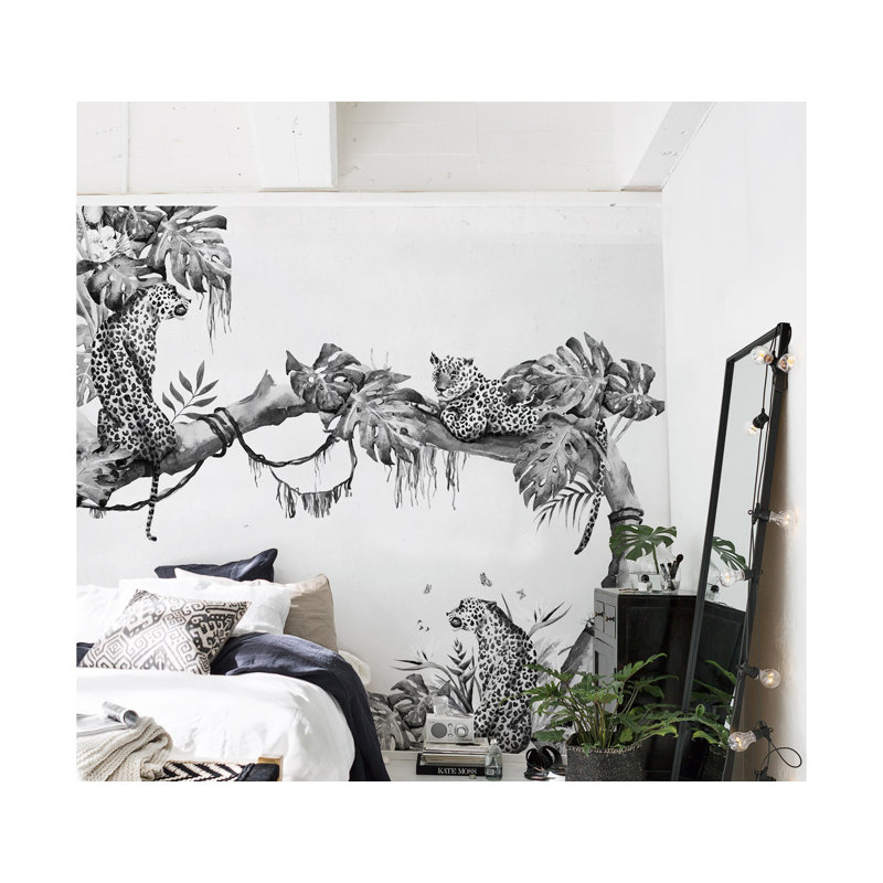 Khanna Smooth Matte Mural, Grey, 312 x 219cm