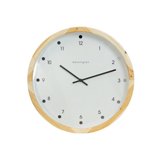 Horloge murale en bois manufacturé