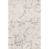 Abstract Area Rug in Silver/Gray