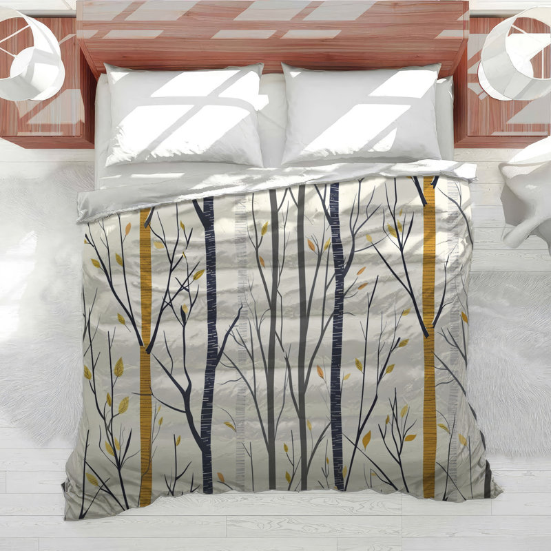 Forestry Nature Cotton Blend Comforter, Queen Comforter