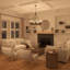 9-Lights Waggon Wheel Chandelier