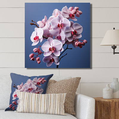 Orchidées mauves I - orchidées murales
