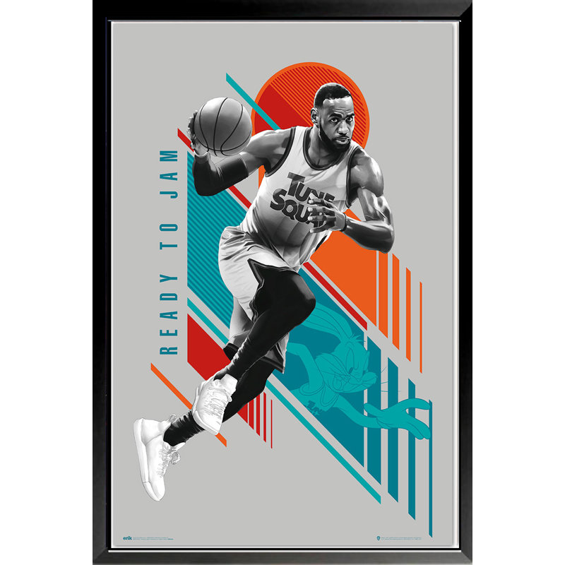 Affiche encadrée encadrée «LeBron James» encadrée