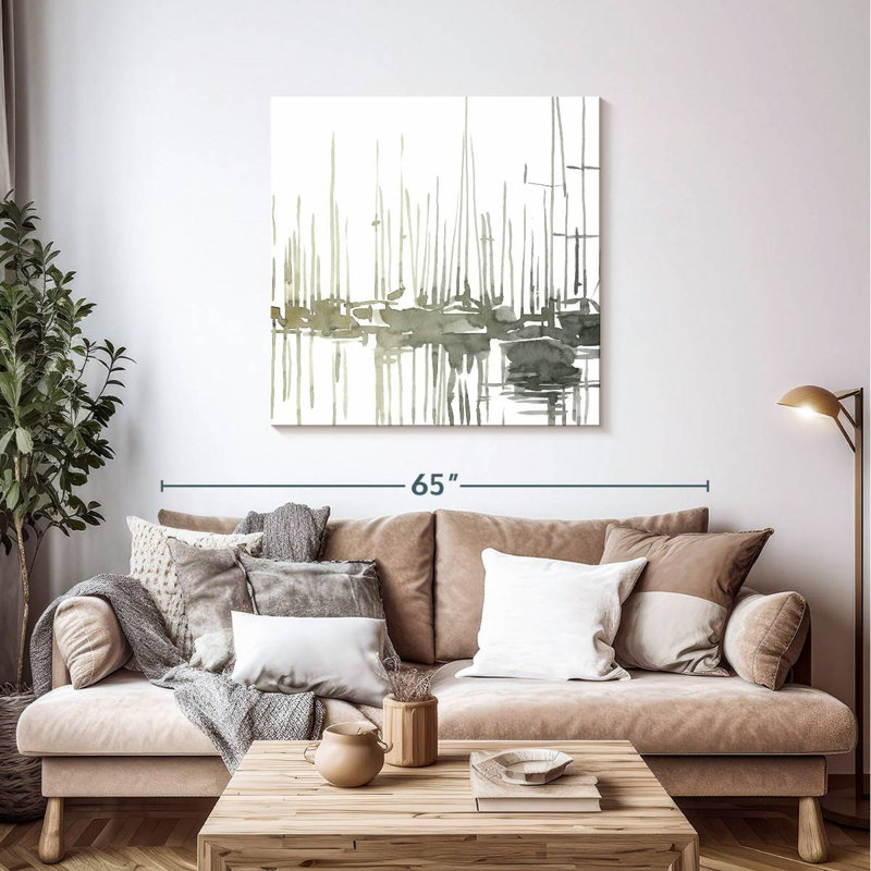 Mehar Early Morning Wharf I, 39" H x 39" W