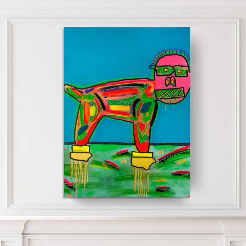 'Untitled XII' Wrapped Canvas Original Painting