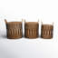 Banana Leaf Handmade String Detail Decorative and Functional Storage Basket with Handles
