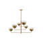 Troy Lighting August Chandelier in Patina Brass-170525296-170525298