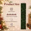 Chemin de table Christmas Holly Berry Evergreen