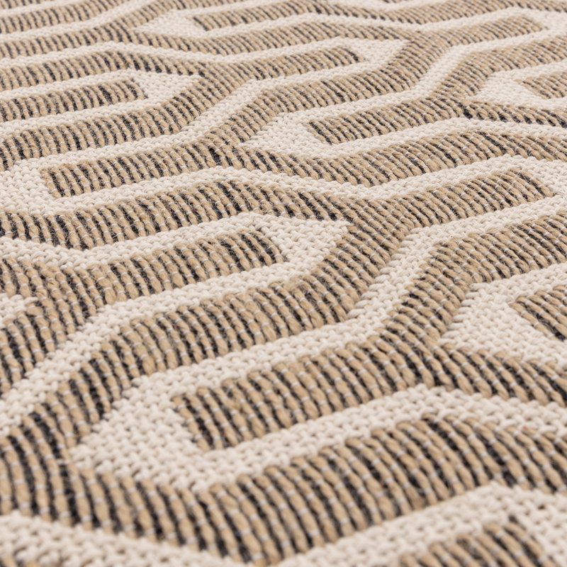 Haaken Geometric Area Rug, Rectangle 120 x 170cm