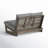 Louise 43" Acacia Outdoor Sofa with Sunbrella Cushions-88683801