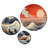 Masterpiece The Red Great Of Kanagawa V Nautical & Beach Wall Decor on Metal