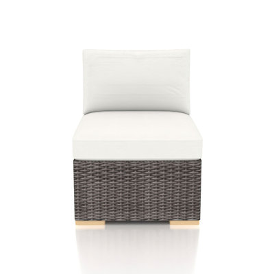 Chaise de terrasse avec coussins Sunbrella Marfik