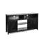 Meuble télé 59 pouces avec meuble télé avec porte de grange pour téléviseur de 65 pouces