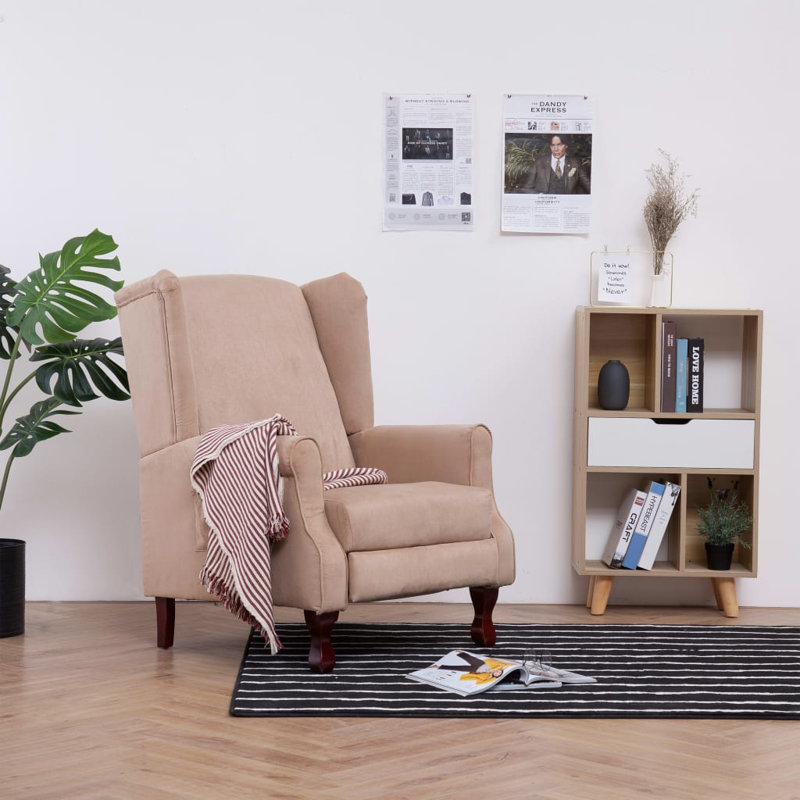 Recliner Fabric, Cream Microfiber