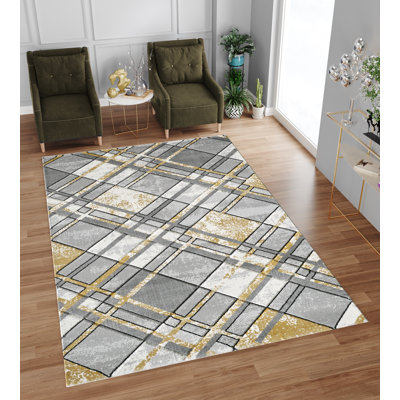Dicicco Plaid Area Rug