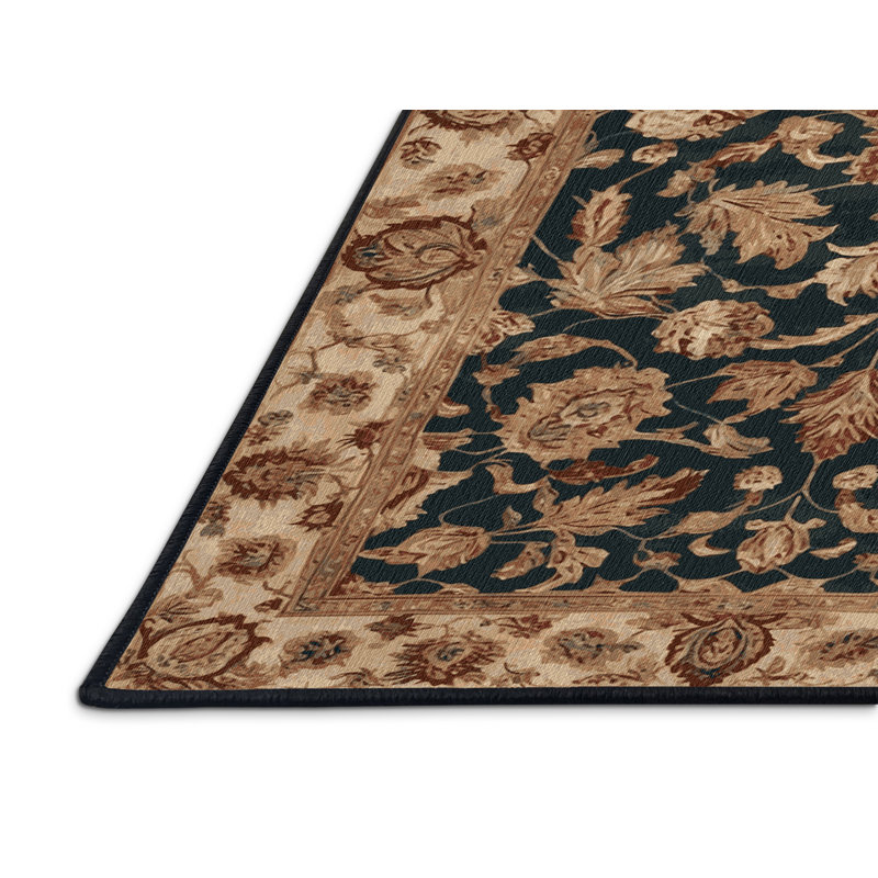 Tapis brun lavable à la machine, Rectangulaire 8 pi x 10 pi