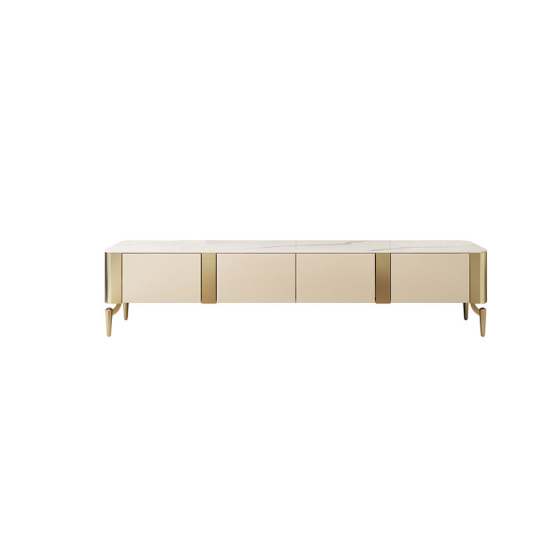 Meuble télé moderne avec meuble télé Rock, H 16,93 po x L 78,74 po x l 15,75 po