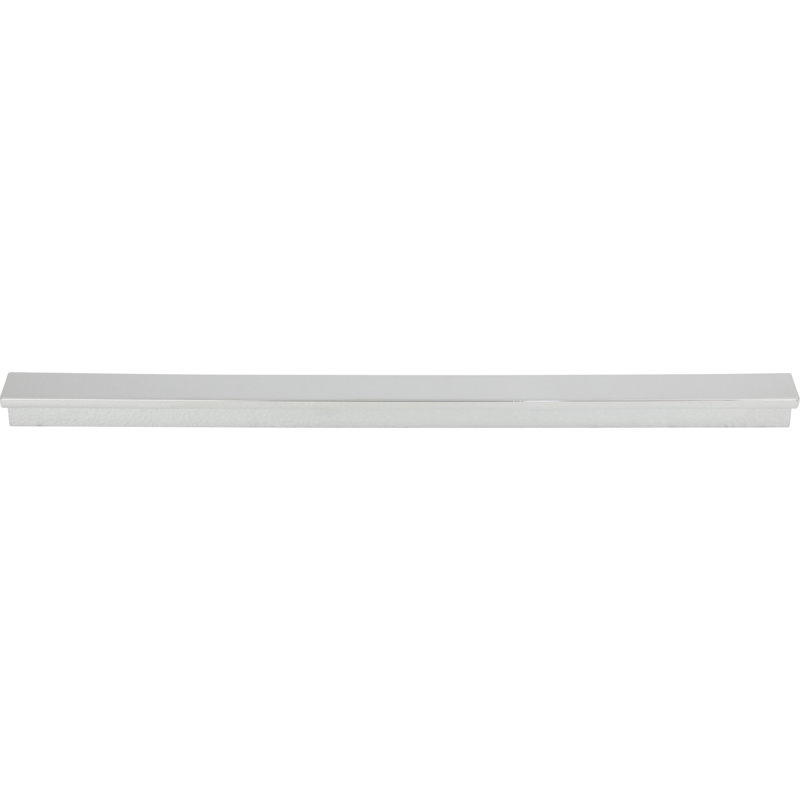 Minetta 7 9/16" Center to Center Finger pull, 6 5/16" Center to Center, Polished Chrome