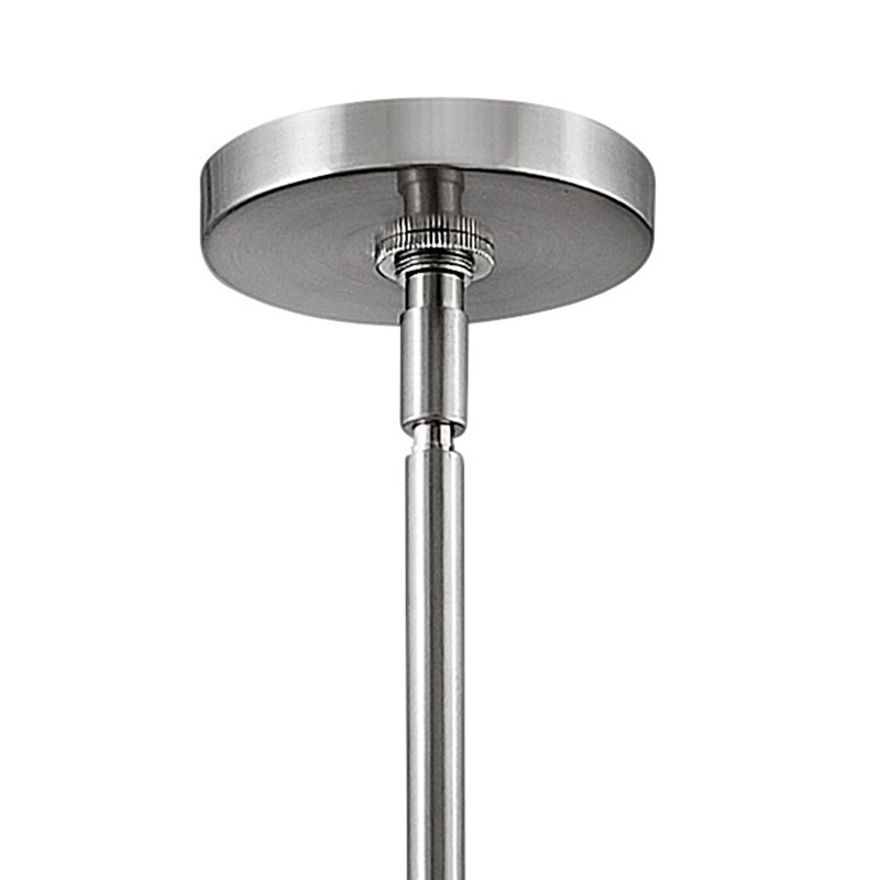 Archer 6 - Light Sputnik Modern Linear Chandelier, Brushed Nickel, 42.50" H x 42.5" W x 42.5" D