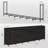 95.67'' W Metal Log Rack