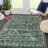 Oriental Machine Washable Rug for Living Room Bedroom Vintage Non-Slip Low Pile Rubber Backing Area Rug for Playroom Office Kitchen Dining Room Dorm and Bedside Decor-1628377899