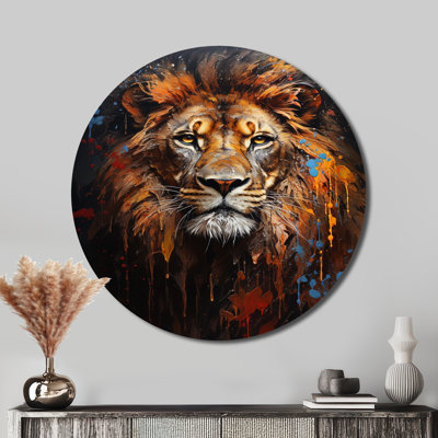 Silveira - Animals Round Metal Art