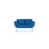 100 % polyester bleu est en rupture de stock
