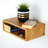 2 Piece Solid Wood Accent Shelf
