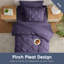 Ensemble d'édredon plissé avec draps Bed-in-a-Bag-103134075-103134059