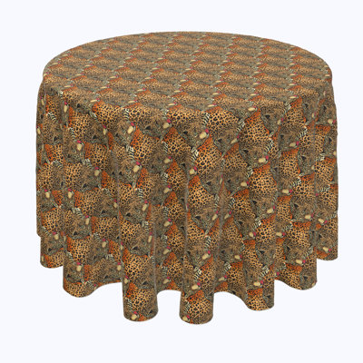 Woolsey Animal Print Round Tablecloth