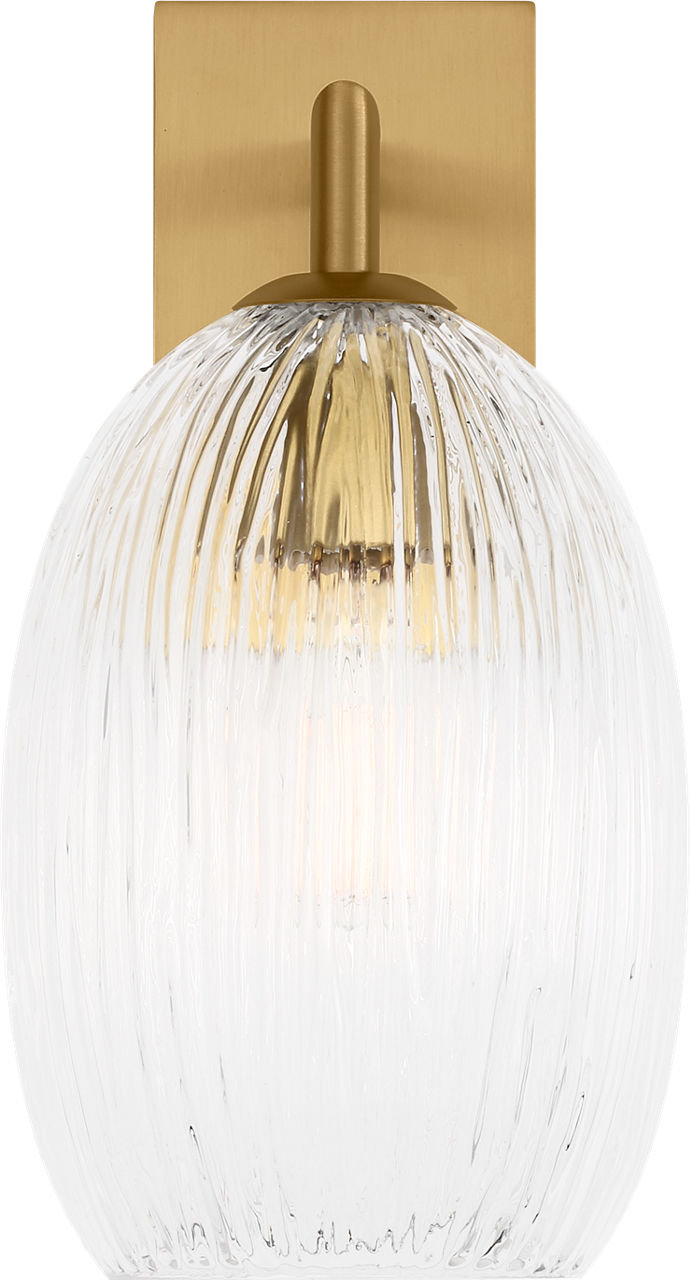 Serafina 10 Sconce, Burnished Brass