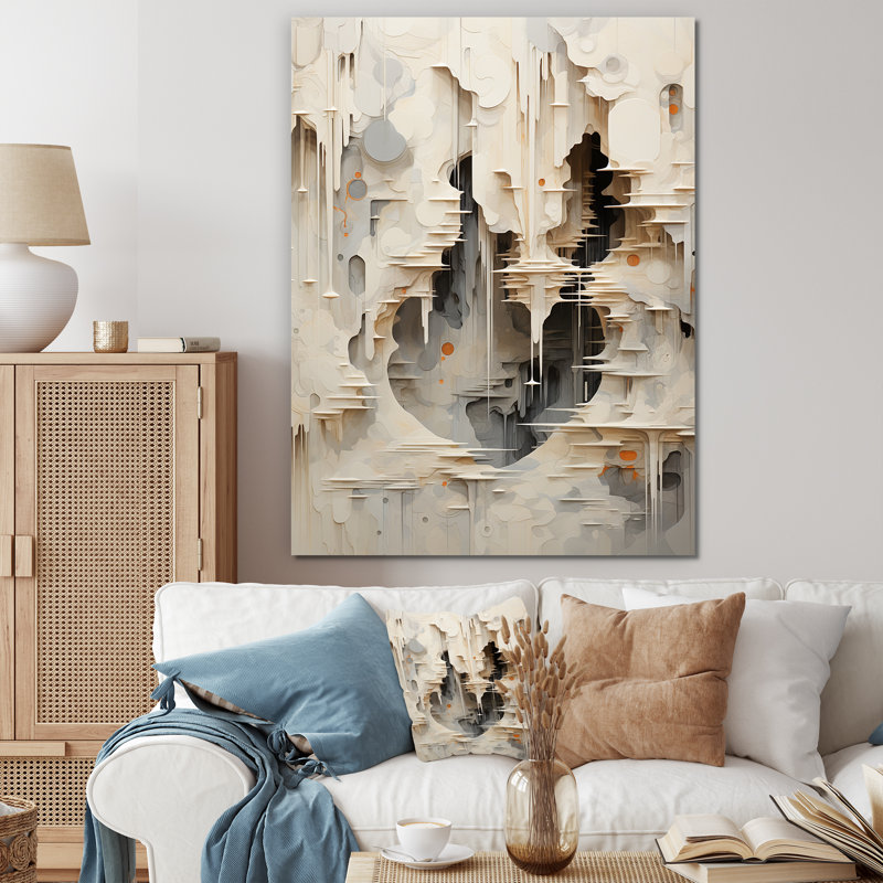 Surréalisme fantaisie, science-fiction sur toile, Toile tendue, H 40 po x l 30 po x P 1,5 po