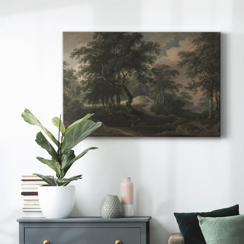 "Vintage Landscape" - CDxxxxi, reproduction d'art sur toile, H 9 po x l 13 po