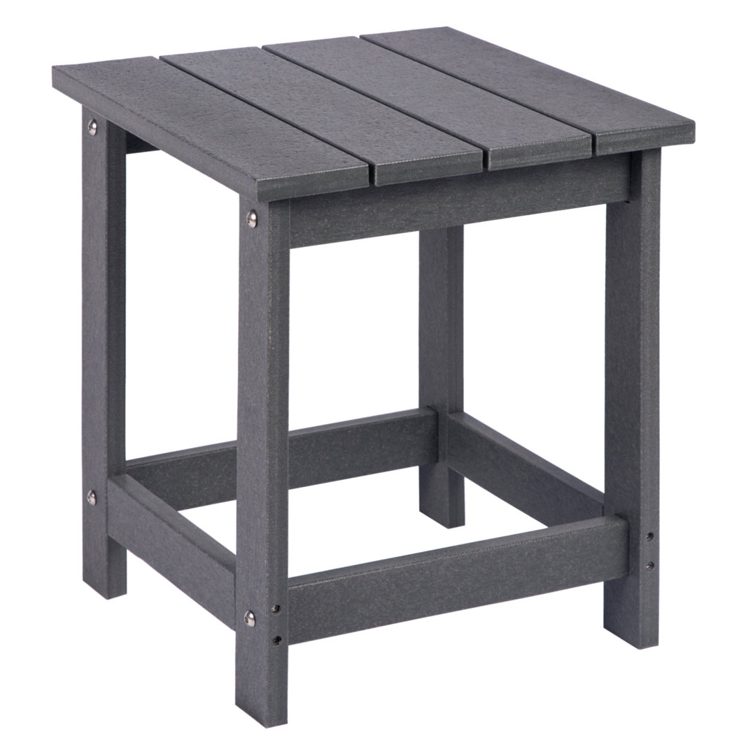 Denarrius Square Outdoor Side Table , 14.8'' in. W 14.8'' in. D Ebern Designs 