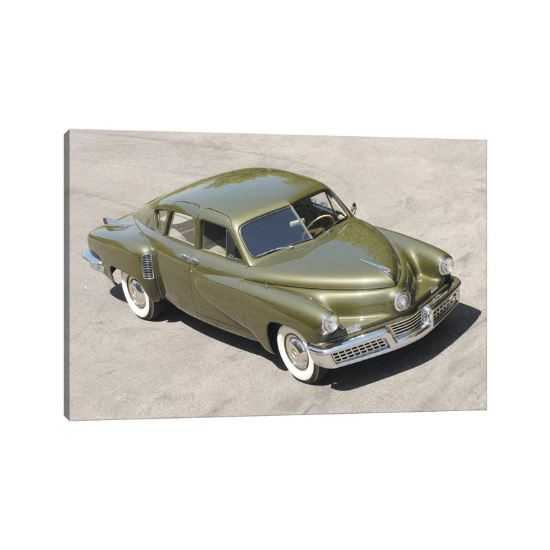 1948 Tucker Sedan by Unknown Artist - Wrapped Canvas Print