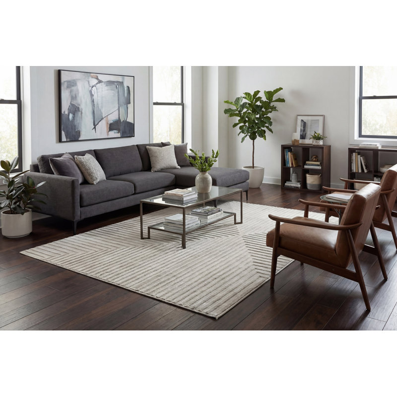Qwana Geometric Rug, Rectangle 6'7" x 9'6"