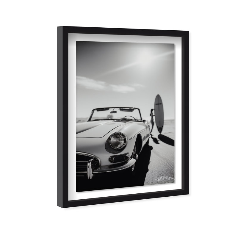 Coast Drift Print by Oliver Gal, 21.5"H x 31.5"W, Black Shadowbox