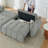 Abner 90.1" Full Size Convertible Tufted Sleeper Sofa With Storage For Living Room-891682814