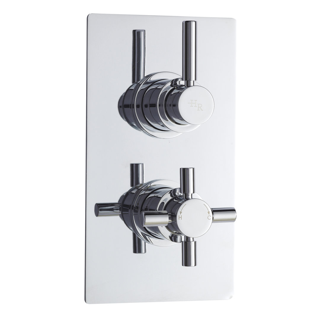 Tec Pura Double Concealed Diverter Shower Valve
