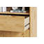 Ervil 98cm W Solid Wood Height -Adjustable Shelving Unit-990531685