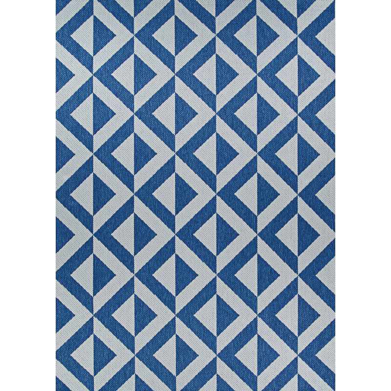 Schulte Performance Geometric Indoor / Outdoor Rug, Rectangle 2' x 3'7"