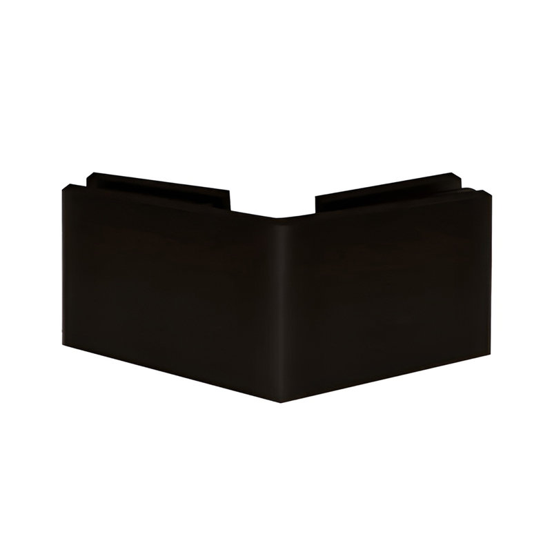 Pince carrée de 135 degrés de verre à verre pour finition de verre huilé de 3/8 po à 1/2 po (10 à 12 mm) d'épaisseur