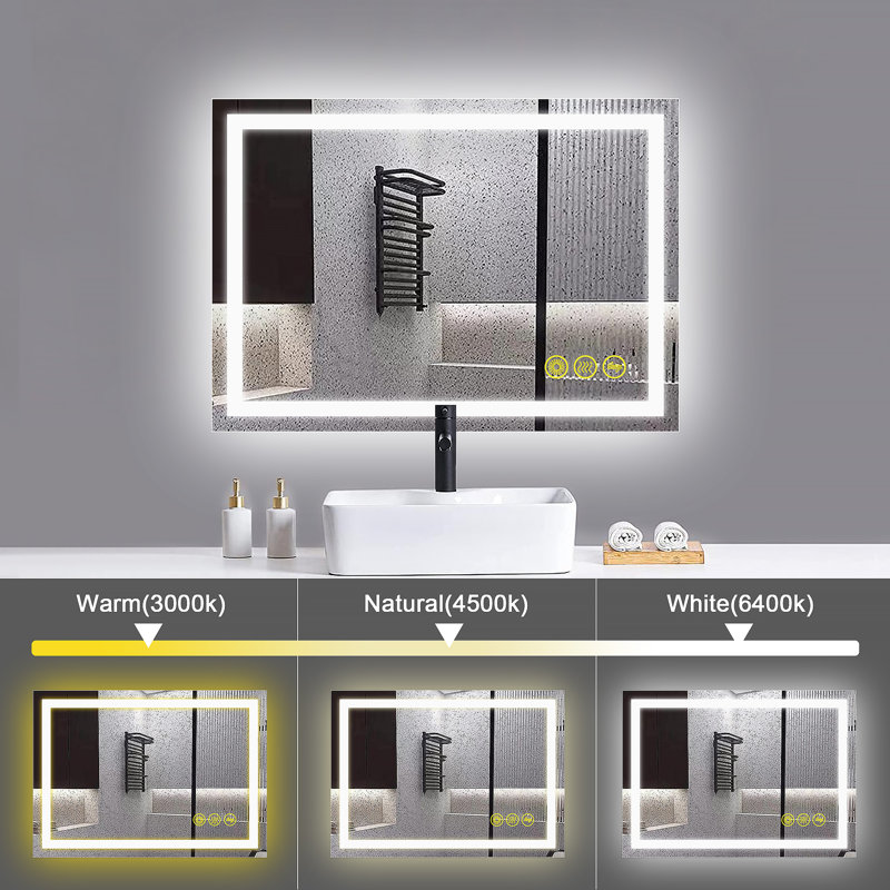 Miroir mural Helga, H 36 po x l 24 po x P 1,2 po