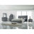 Dresser, Light Gray Fabric
