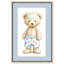 «Swim Trunks Teddy», reproduction murale encadrée par Art Remedy, cadre doré, 10 x 15-307680918-307680927