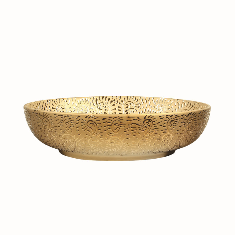Lavabo de salle de bain vasque doré de luxe 20 "x 15" - Élégant lavabo de comptoir, bol ovale en céramique moderne, Doré